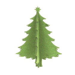 albero cm 7/2,5 h cm 10 verde muschio medio