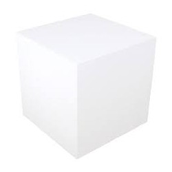 cubo in polistirolo cm 15x15