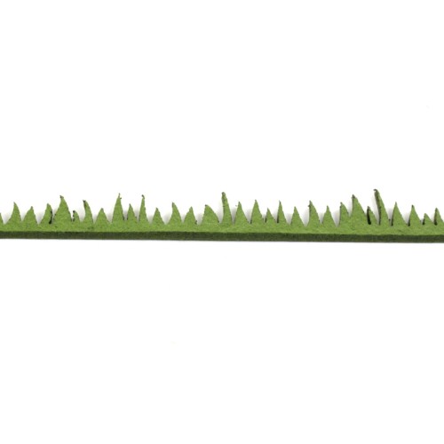 Fili erba  cm 2,5 x 68 feltro verde muschio