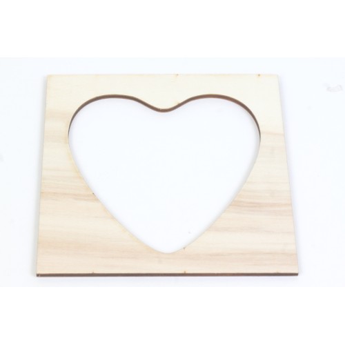 heart maker legno forato per cuore  cm 11