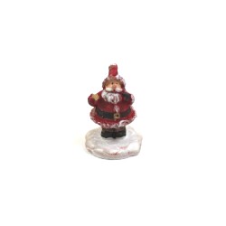 Babbo natale cm 3 con stella