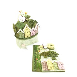 kit fermaporta verde muschio cm 17x12 h 22