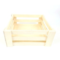 cassetta legno quadrata cm 20x20 h 8