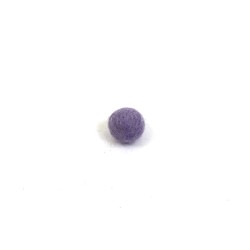 1 sfera in  feltro glicine mm 10