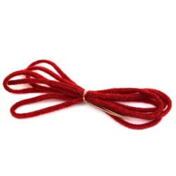 striscia feltro lanato rosso melange cm 0,5 x 150