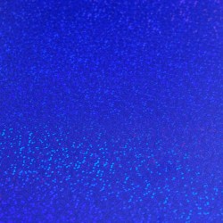 Termovinile bluette olografico  cm 30x50