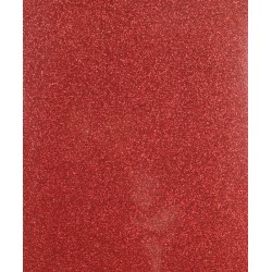 Termovinile rosso glitter cm 20x30 g0007
