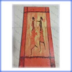 carta di riso per decoupage 30x42 donne africane stilizzate ideale per tegole