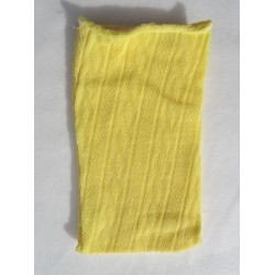 tubolare giallo pastello con treccia cm 30x8