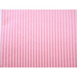 Pannolenci righe crema e rosa cm 45x50 spessore 1 mm